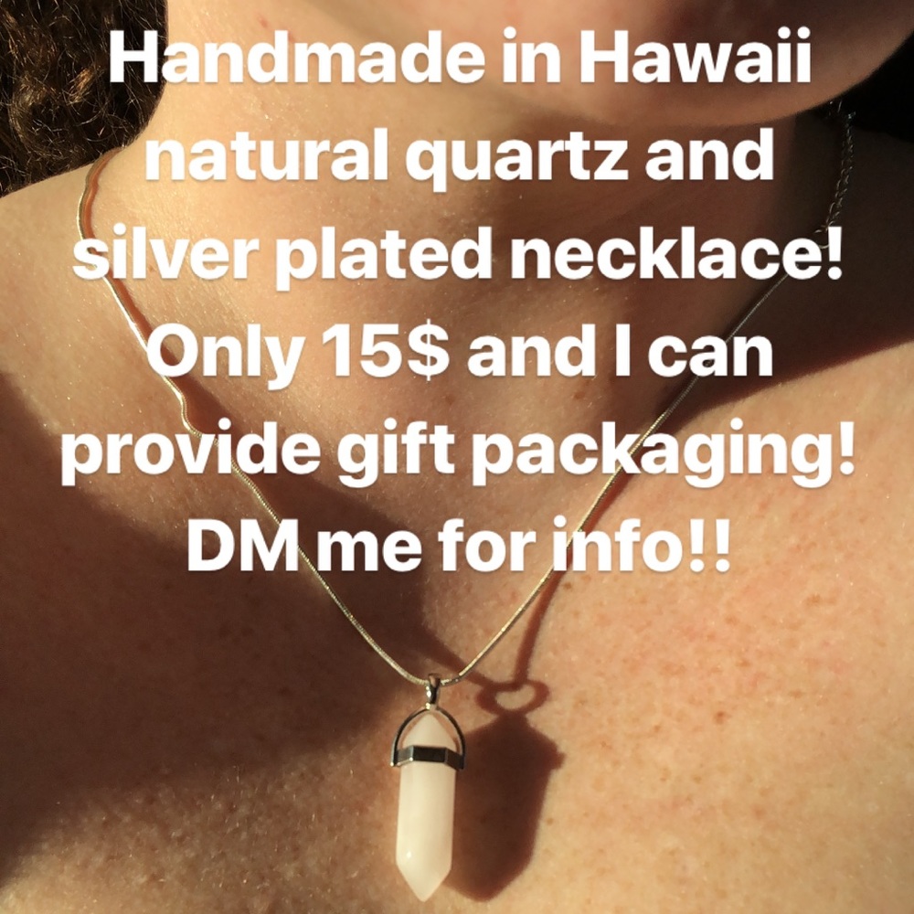 Handmade quartz necklaces
